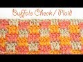 Easy Crochet: Buffalo Check / Plaid Stitch