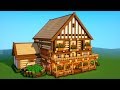 Minecraft Tutorial: How to build a BIG survival house ( Medieval Mansion ) 2018 #2