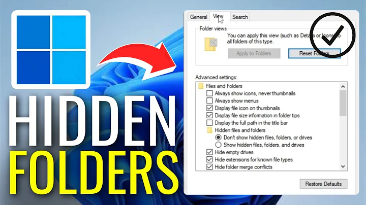 How to Show Hidden Files/Folders in Windows 10 - Full Guide