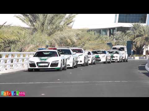 EPIC Dubai Police Supercar fleet at Burj Al Arab Hotel