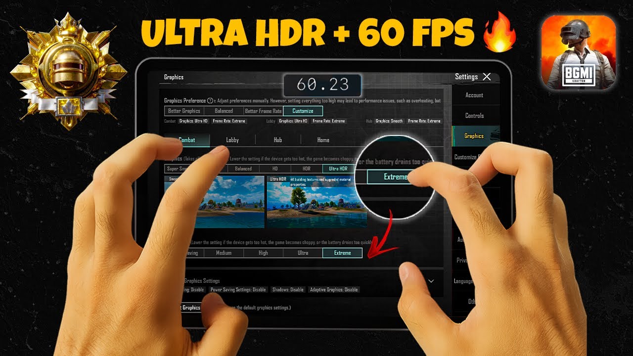 📲 iPad Pro M5 🔥 BGMI ULTRA HDR 60 FPS (Extreme) – NO LAG? Handcam Test ...