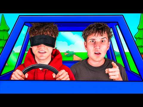 Roblox Car Obby But The Driver Is BLIND.. (ft. STUD)