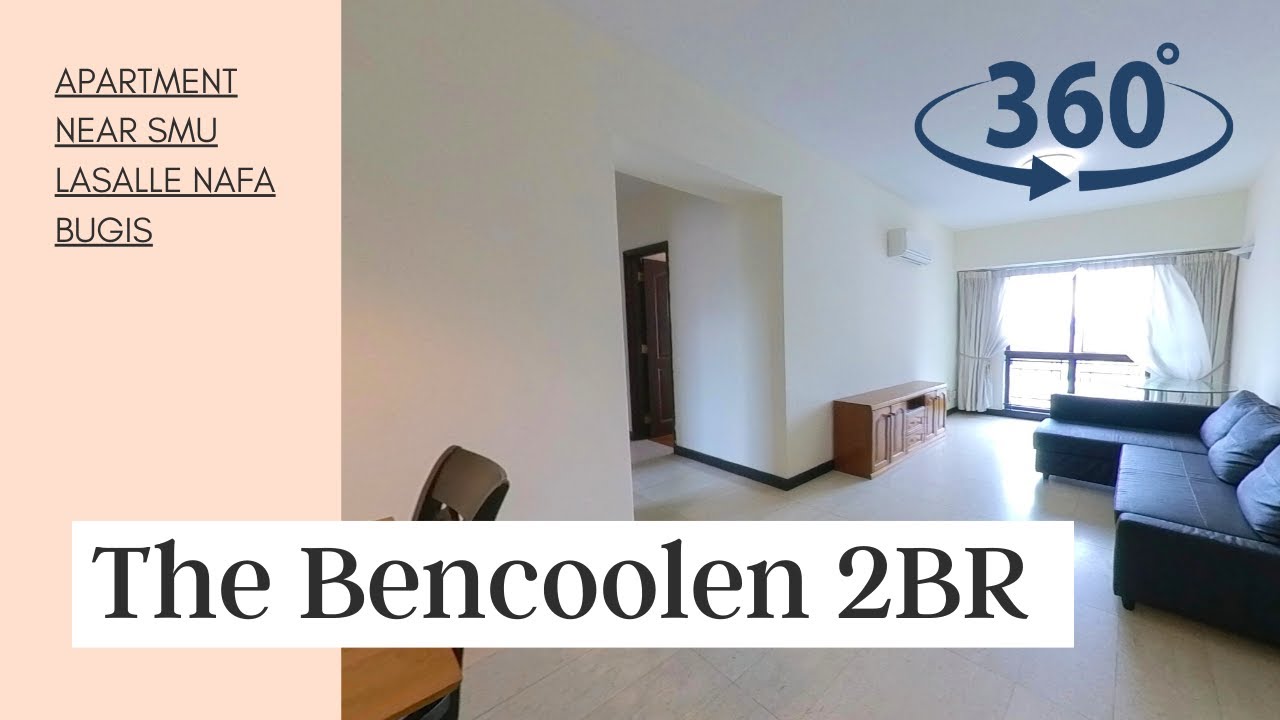 2 bedrooms Apartment Tour Near SMU Lasalle NAFA Bugis [360 Video