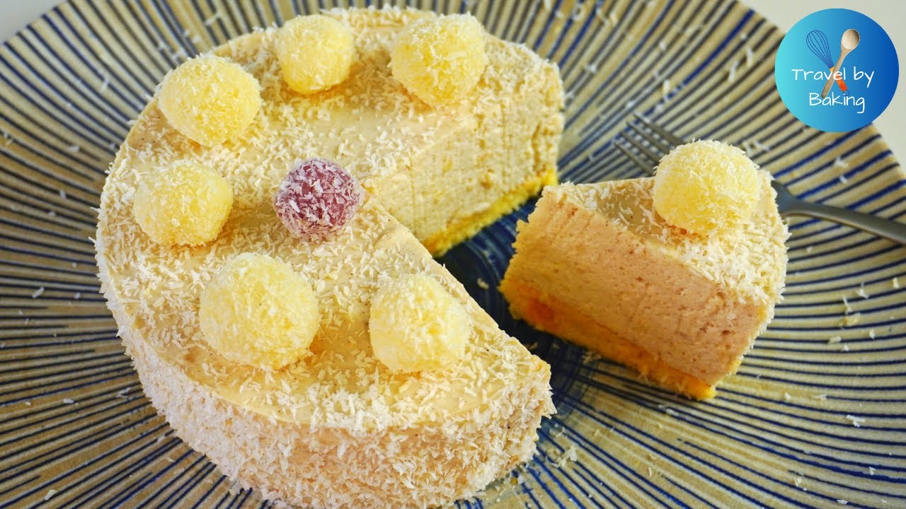 Apple mousse cake with Greek yoghurt | Light and fresh