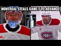 The Montreal Canadiens Defeat Tampa Bay In Game 7 To Advance To Round 2!