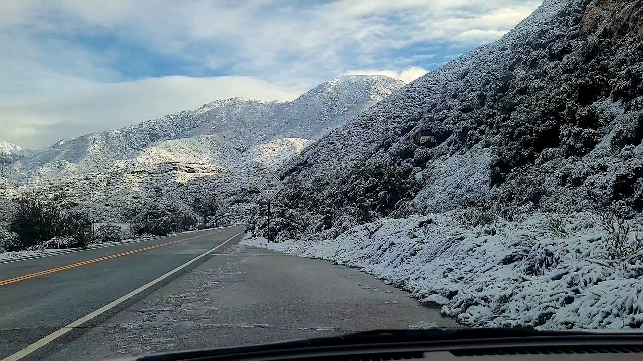 Driving the scenic California State Route 39 in Azusa to Crystal Lake