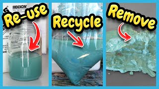 How To Re-Use, Recycle, & Throw Away Dirty Thinners & Paint Sludge