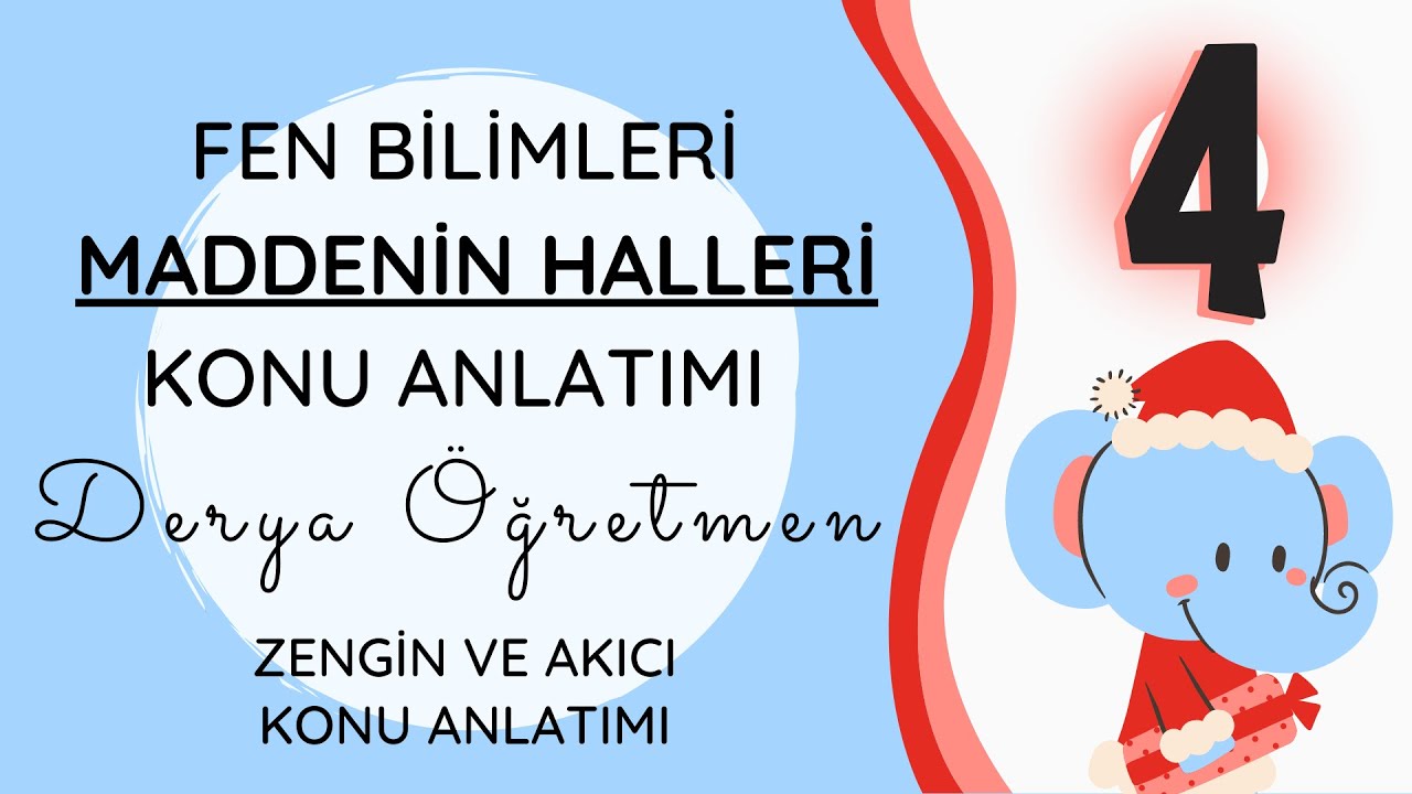 4 Sinif Maddenin Halleri Konu Anlatimi Derya Ogretmen Youtube 4 Sinif Maddenin Halleri Konu Anlatimi Derya Ogretmen Youtube