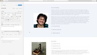 Editing Sections with Images using the Yootheme Page Builder in Joomla.