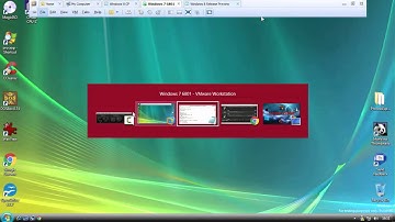 Microsoft Vienna (Windows 7 Ultimate Pre-Beta) Build 6801 on VMWare Workstation