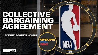 Bobby Marks details NBA & NBPA agreeing on NEW collective bargaining agreement | KJM