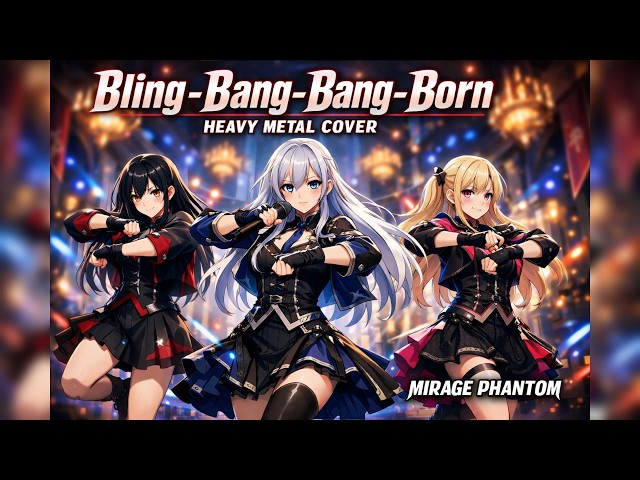 MASHLE OP】Bling-Bang-Bang-Born / Creepy Nuts - Heavy Metal Cover