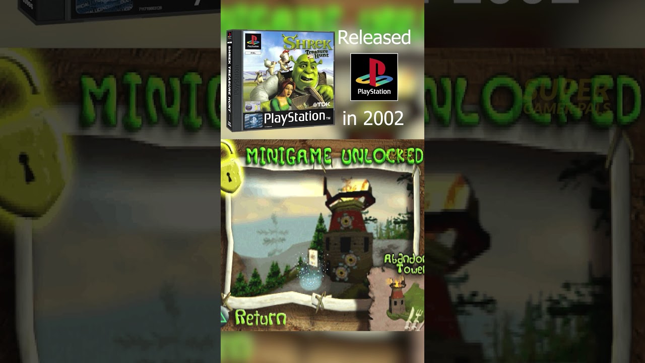 Worst PS1 Game Ever? -  Shrek Treasure Hunt