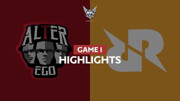Game Highlight | RRQ Hoshi VS Alter Ego | MPL ID S6 Week 3 Day 2 | Game 1