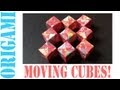 Origami Daily 239 Sonobe Moving Cube Modular No Tape TCGames HD