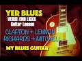 Yer Blues Guitar Lesson :: Verse-End Licks :: Clapton, Lennon, Richards, Mitchell