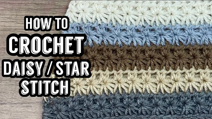 How To crochet Star Stitch | Daisy Stitch Crochet | Easy unique Stitch For Beginners
