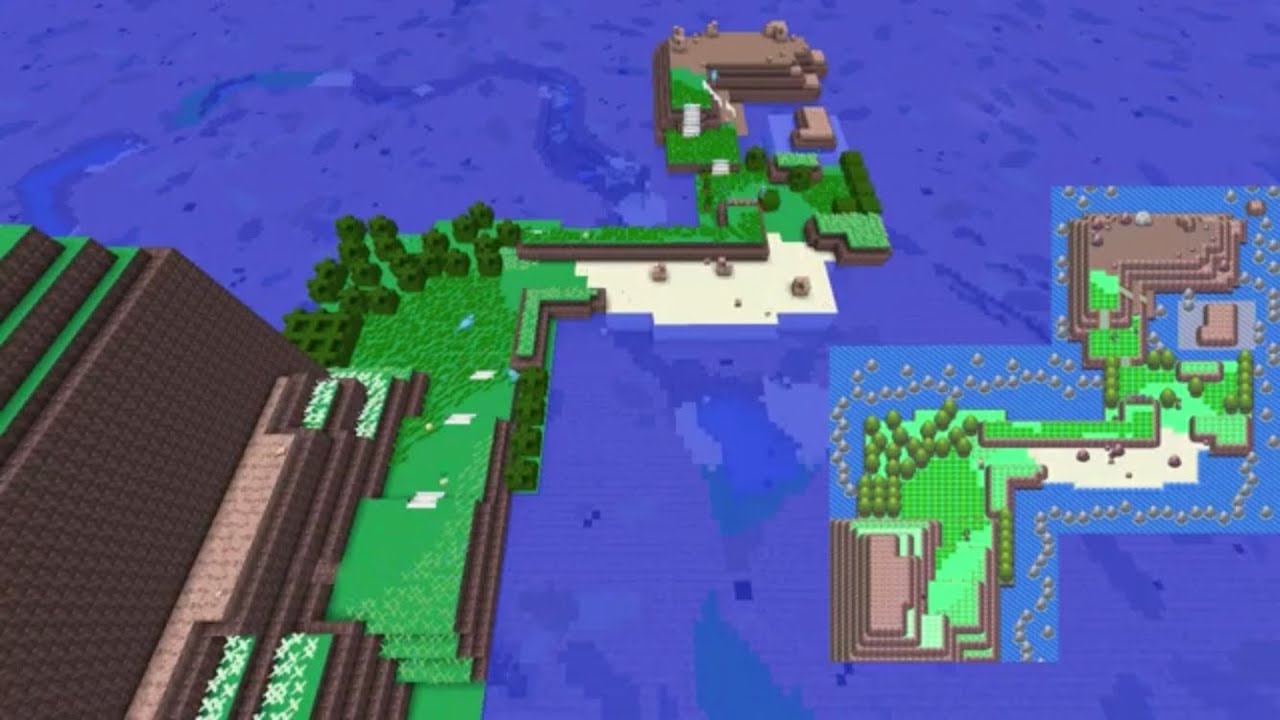 Pokemon シンオウ地方を作りたい61 Minecraft Youtube