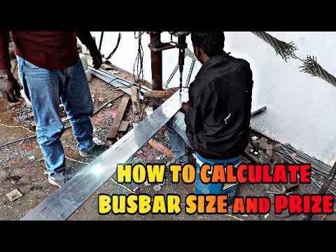 Busbar Size Calculation Chart