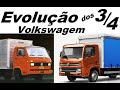 Evolução dos caminhões 3/4 da Volkswagem