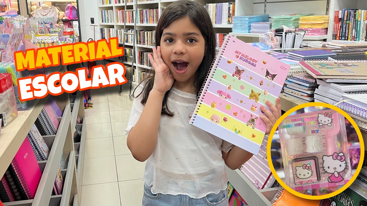 COMPRANDO MATERIAL ESCOLAR 2026 * HELLO KITTY *