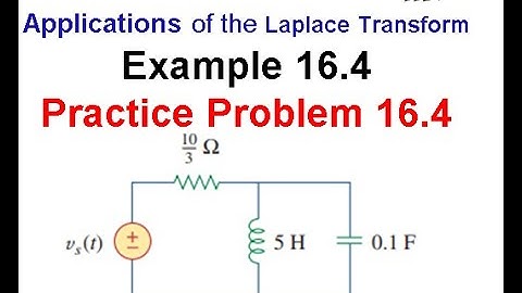 (Urdu/Hindi)ENA || Example  & Practice 16.4 || Application of Laplace Transform in Circuit Analysis