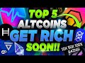 🔥5 MUST HAVE ALTCOINS TO MAKE YOU RICH in 2022?!! Turn your 1k to 100K UNISWAP AXIE | CRYPTOPRNR