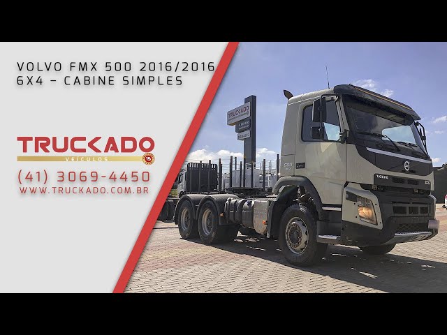 VOLVO FMX 500 – 2016 – 6X4 – CABINE SIMPLES 