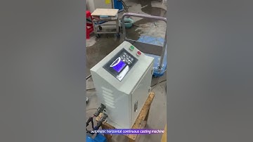 2024 New fully automatic horizontal continuous casting machine #machine #Copper Bar