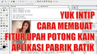 YUK INTIP - CARA MEMBUAT FITUR UPAH POTONG KAIN APLIKASI PABRIK BATIK screenshot 4