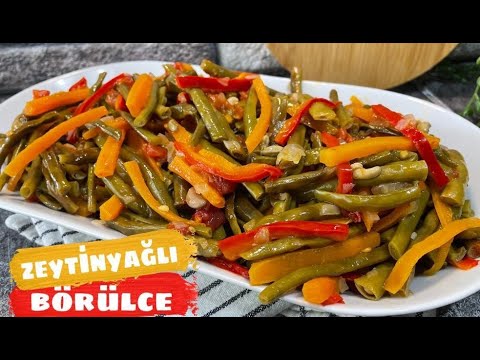 ZEYTİNYAĞLI BÖRÜLCE NASIL YAPILIR? TAZE YEMEĞİ TARİFİ | EGE MUTFAĞININ OLMAZSA OLMAZLARINDAN #shorts
