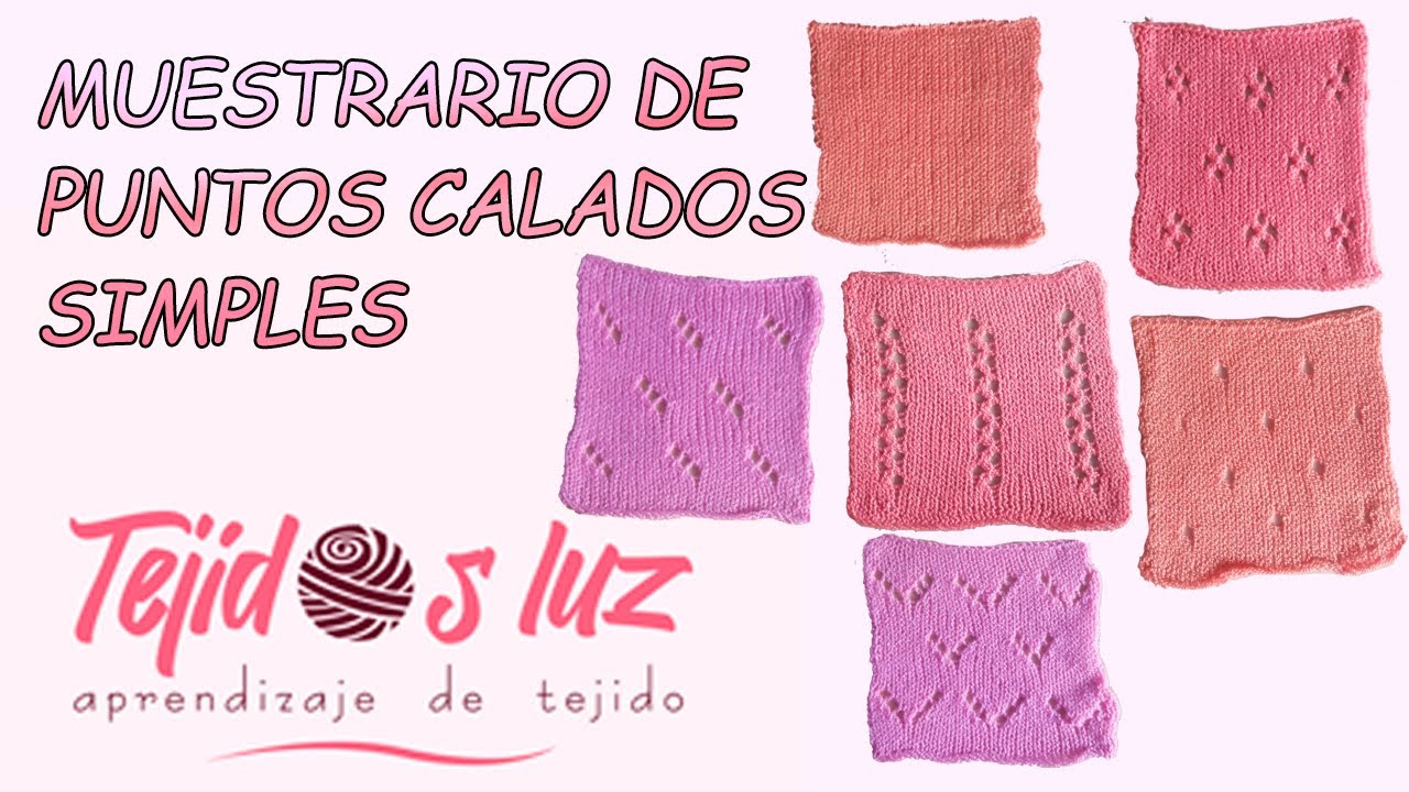 MUESTRARIO DE PUNTOS CALADOS SIMPLES