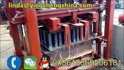 QT40C-1 manual block making machine concrete block molding machine/flyash block machine for sale