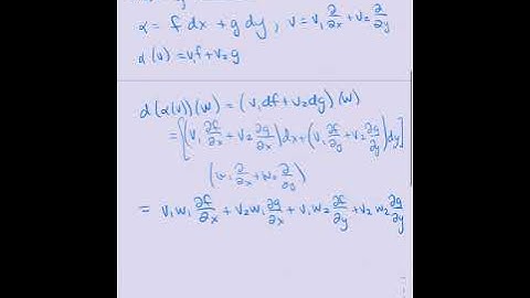 Math 370 Video 16: coordinate-free exterior derivative