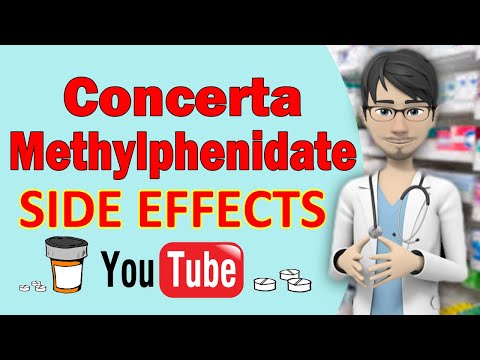 Concerta (Methylphenidate)  Common SIDE EFFECTS! thumbnail