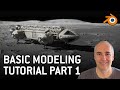 Basic modeling tutorial in blender part 1 ep25a