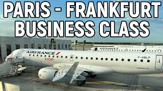 Paris CDG - Frankfurt FRA - Air France HOP Embraer 190 - Business Class - Worth It?