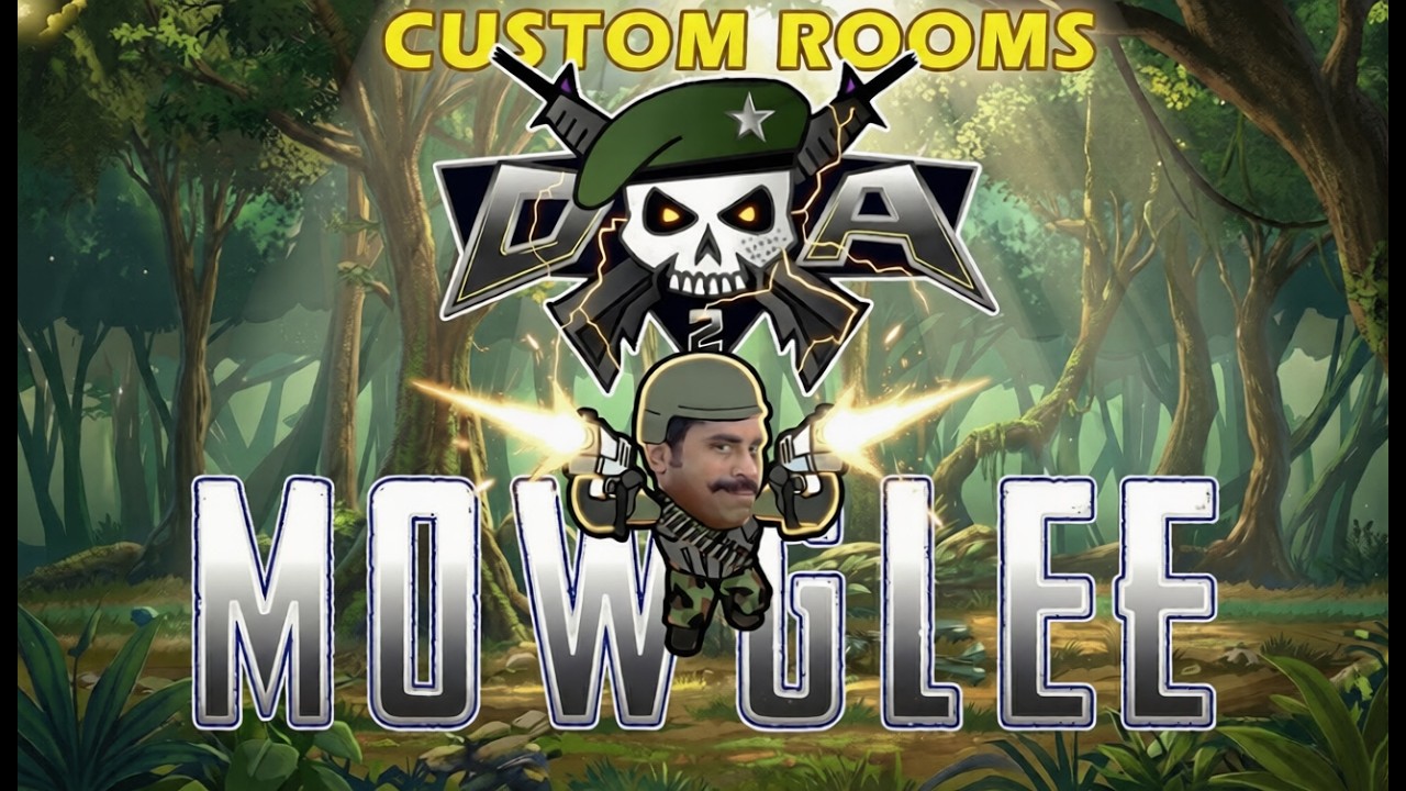 LIVE Mini Militia മലയാളം | Unlimited Custom Rooms — Join Now! 🔴