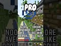 Minecraft    noob vs average vs pro vs hacker   sugar cane farm edition shorts