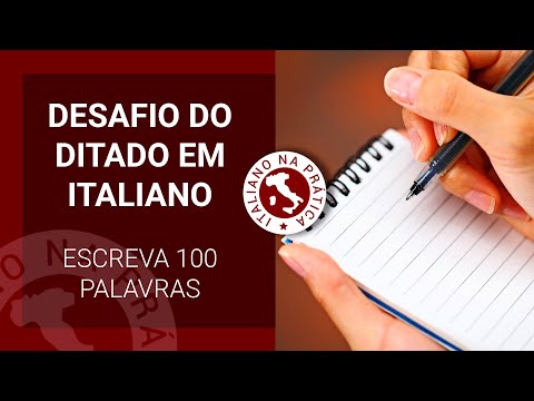 Desafio do ditado em italiano. Você consegue?
