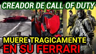 Creador de Call of Duty Se Contravivió en su Ferrari Trágicamente