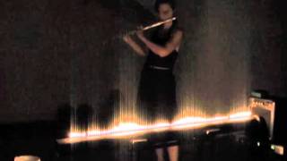 Waves Become Matter Improvisation For Flute And Rubens Tube