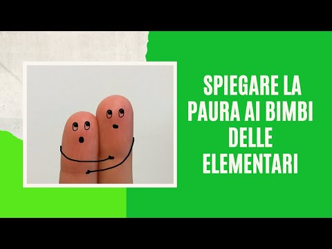 Video: Come Insegnare A Un Bambino A Non Aver Paura Dei Ragni