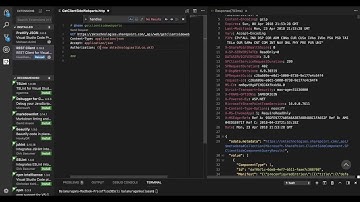 VS Code - RestClient AAD Authentication