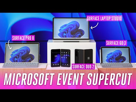 Microsoft Surface 2021 event: Pro 8, Duo 2, Laptop Studio, and more