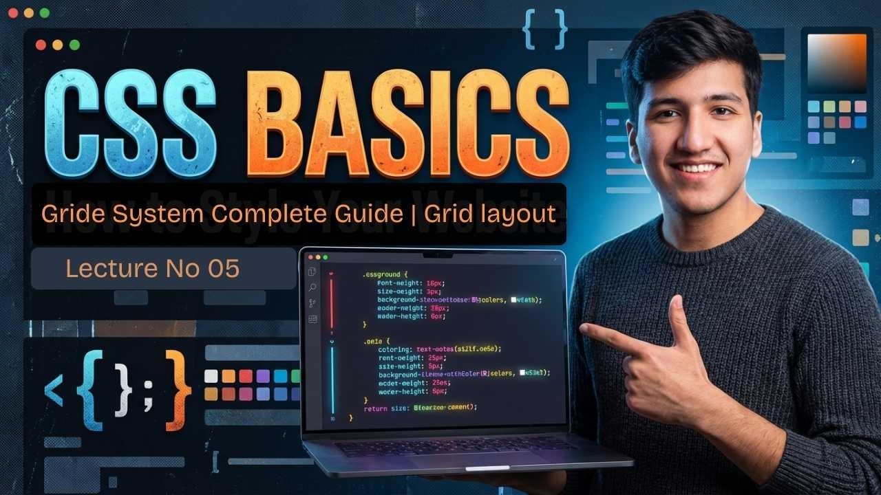 What is CSS Grid Layout? CSS Grid Tutorial Urdu Hindi | Modern Layout ...