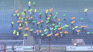 After Not Scoring For 5 Straight Games, Soccer Team’s Fans Hold Giant Arrows Toward Goal