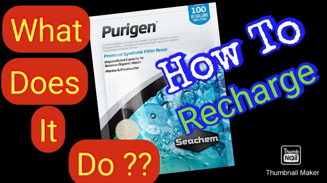 How to regenerate Purigen -, Aquasabi