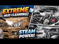 Extreme Mud Car Cleaning with Steam Power 🔥 ASMR Satisfying Deep Clean | Shinex Car Spa