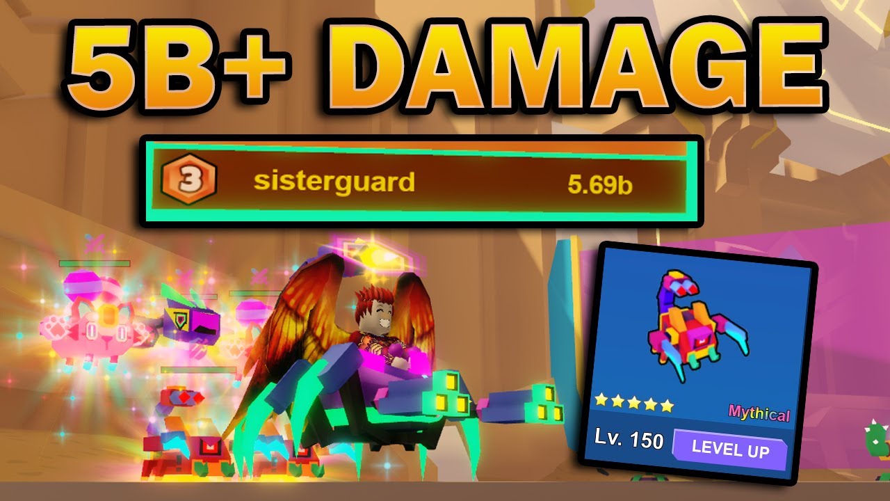 5 STAR MYTHICAL OVER 5B+ DAMAGE in Bot Clash on Roblox